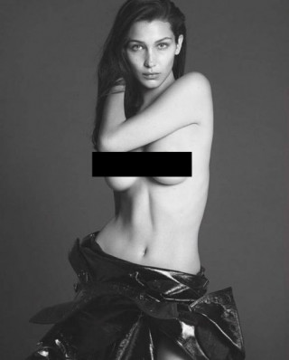 Bella Hadid nóng bỏng trên tạp chí Vogue