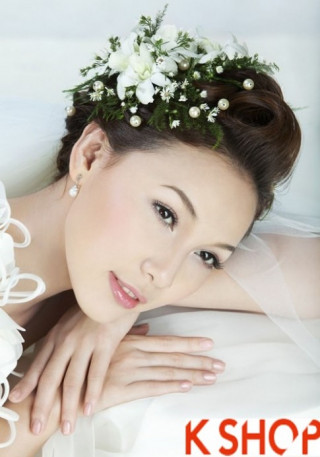 BST tóc cô dâu đẹp Hàn Quốc 2016 dễ thương quyến rũ trong ngày cưới