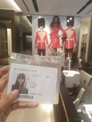 Hoàng Thùy hồi hộp casting cho thương hiệu Burberry