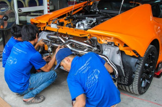  Huracan độc nhất Đà Nẵng độ ống xả 150 triệu 