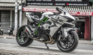  Ảnh chi tiết Kawasaki H2 phiên bản Ghost 