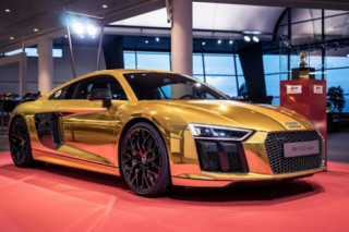  Audi R8 V10 phong cách mạ vàng 