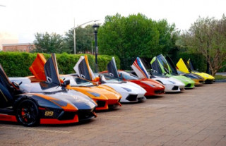  Dàn siêu xe Lamborghini Aventador của người Việt tại Mỹ 
