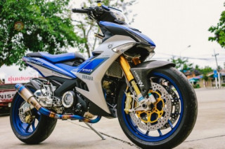 Exciter 150 độ đẹp , hầm hố với dàn chân Aprillia RSV4