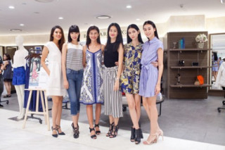 Fashionista Thanh Trúc đọ sự thanh lịch cùng dàn siêu mẫu Next Top.