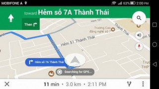 Google Maps dẫn đường bằng giọng nói tiếng Việt