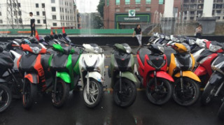  Hơn 300 xe SH quy tụ tại thủ đô 