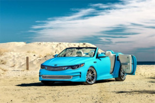  Kia Optima độ - sedan biến thành mui trần 4 cửa 