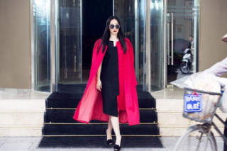 Linh Nga lãng mạn dưới cái lạnh Hà thành.