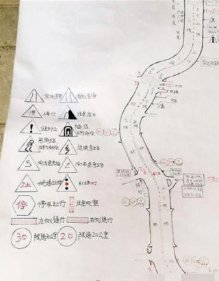  Nổi tiếng vì tự phác họa bài thi lái dài 7 m 