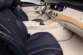  Ảnh chi tiết nội thất Mercedes S600 Guard 