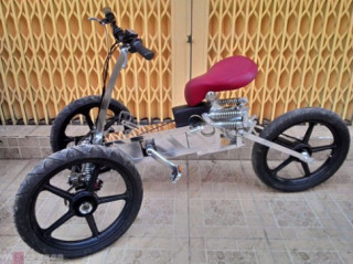  Ảnh xe đạp điện 3 bánh tự chế ở Sài Gòn 