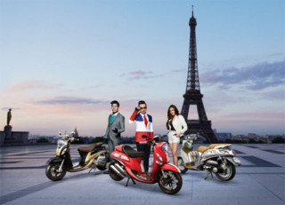  Bộ ba Yamaha Fino cá tính 