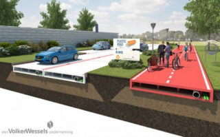  Hà Lan có thể làm đường bằng nhựa plastic 