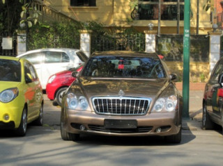 Maybach 57S màu độc tái xuất ở Hà Nội 