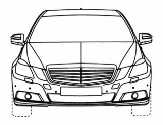 Mercedes để lộ bản vẽ E-class limousine 