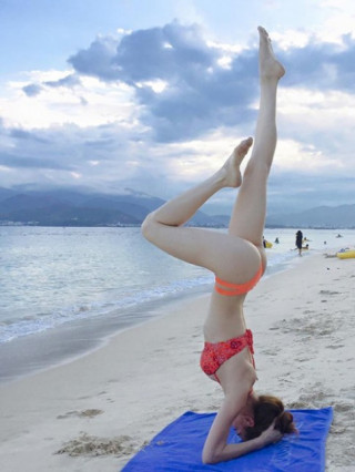 Sao Việt mượn các tư thế Yoga “khó nhằn” để khéo khoe body đẹp