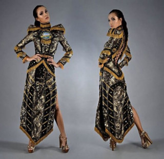 Trang phục dân tộc tại HH Hoàn vũ 2014 gây tranh cãi