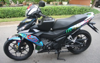 Winner 150 đầy cá tính với bộ cánh AGV Corsa Misano