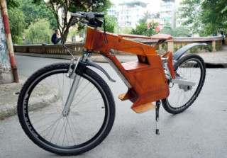  Xe điện gỗ tự chế 