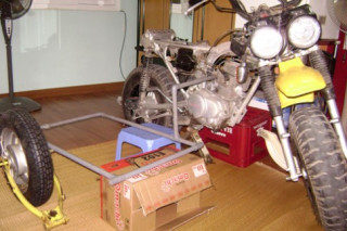  Xe sidecar tự chế 