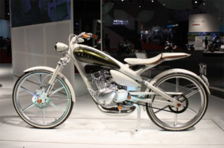  Yamaha trình làng xe đạp chạy xăng 