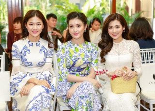Huyền My, Tú Anh ‘’xinh xiêu hồn người“ với áo dài xuân