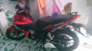 Honda Winner 150 độ tem đấu đen đỏ cá tính