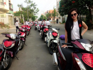  Rước dâu bằng dàn Honda SH tại Bình Dương 