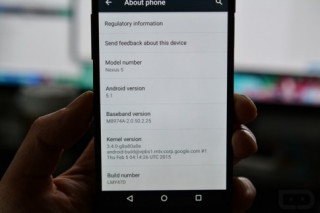 Google cập nhật Android 5.1 build LMY47O cho các thiết bị Nexus