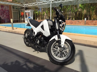 Honda MSX 125 trắng tinh khôi đón chào ngày mới