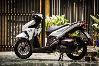 Honda Vario trắng long lanh cùng ít đồ chơi chất của TN‘s Racing Shop