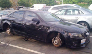  Trộm bánh xe ngay tại đại lý Audi 