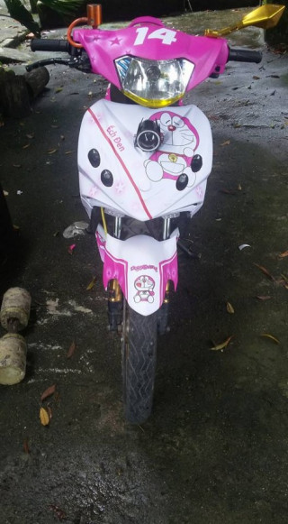 Yamaha Phiên Bản Hồng đầy cá tính của Biker Quảng Ninh