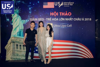 Hà Hồ , Thu Phương chiếm trọn sự chú ý tại sự kiện của US International.