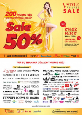 200 thương hiệu thời trang, mỹ phẩm “chơi lớn” tại Cần Thơ!