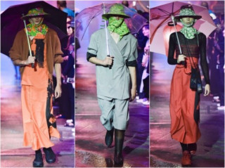 Cả thế giới ra mà xem: Style mũ chống nắng của ‘ninja Việt’ đã lên sàn diễn thời trang quốc tế Xuân - Hè 2018