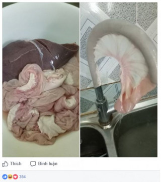Đâu mới là cách làm lòng lợn chuẩn đang gây tranh cãi nhất hôm nay?