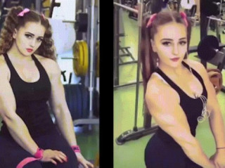 Hot Girl phòng gym nổi tiếng với thân hình “đồng hồ cát”