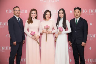  Thu Minh, Phương Lê, Ngọc Trân làm đại sứ thương hiệu mỹ phẩm Nhật Bản 