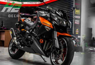 Quái vật Z1000 hầm hố với bộ cánh phong cách nhôm xước
