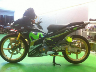 Exciter 2010 độ dàn áo Exciter 150 Movistar vô cùng “ lỏng ” não .