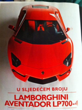  Lamborghini LP700-4 lộ ảnh trên tạp chí Croatia 