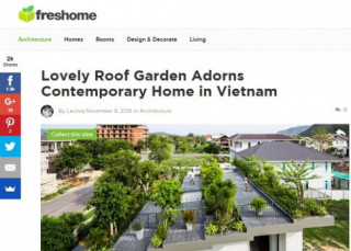 Ngôi nhà độc lạ ở Nha Trang với thiết kế vườn trên sân thượng được báo Mỹ ca ngợi