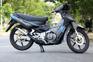  Suzuki Satria 120 xám mờ mạnh mẽ tại Sài Gòn 
