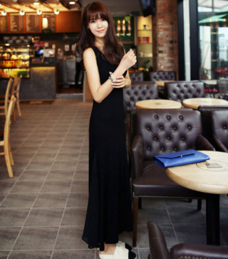 Cách mix đồ đẹp với váy maxi