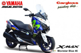 Lộ diện Yamaha XMax 250 Movitar 2017 ngoài đại lý