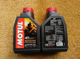 MOTUL SCOOTER POWER 5w40 nhập khẩu Pháp dùng cho các dòng xe ga.