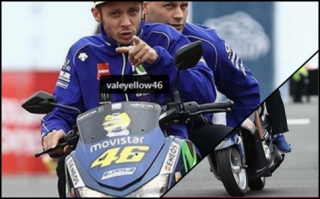 Valentino Rossi sử dụng Yamaha NMAX 155 trên đường đua ở Úc