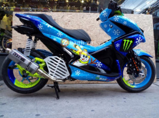 Yamaha Aerox 155 đầy cá tính và mạnh mẽ với phiên bản Mùa Đông